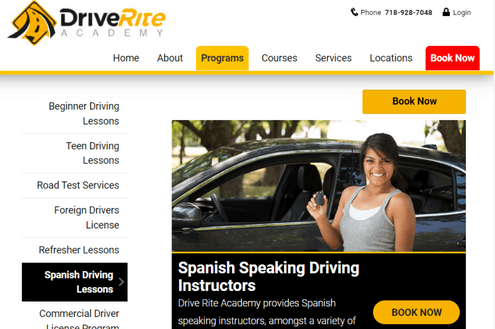 Drive Rite Academy escuela de manejo en español