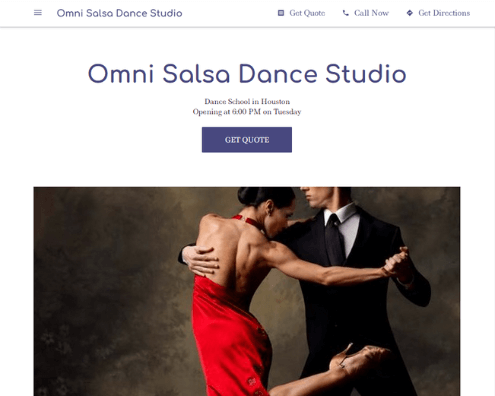 Clases de baile Omni Salsa Dance Studio